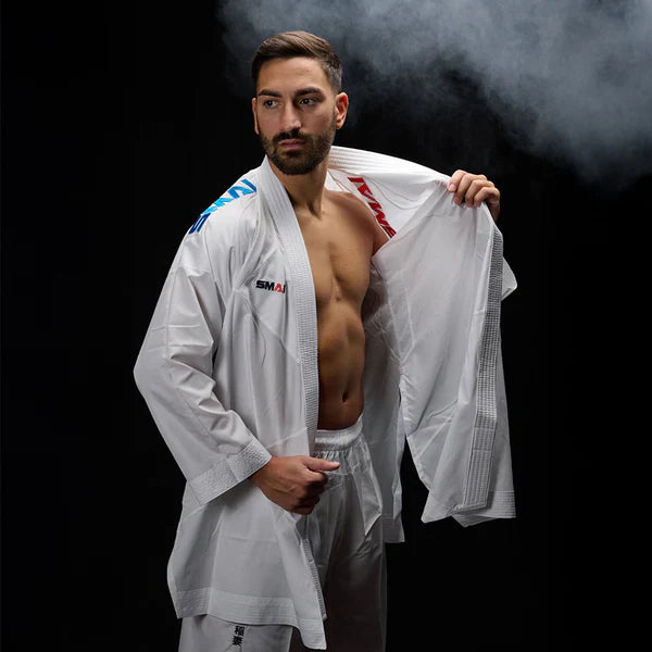 INAZUMA RX KUMITE GI - OMKEERBARE JAS ROOD/BLAUW